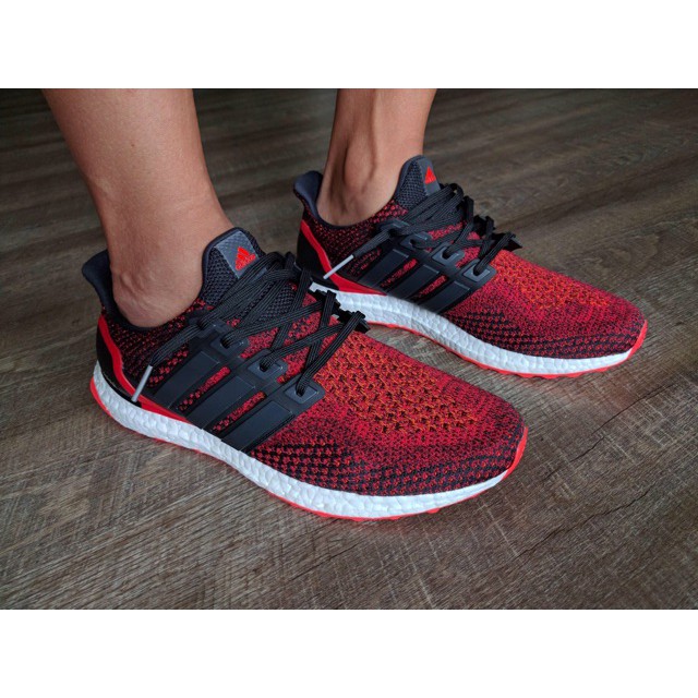 [Chính Hãng] Giày ADIDAS ULTRA BOOST SOLAR RED BLACK NAM NỮ . 2020 new . 2020 ️🥇 New ✔️ 2020 new |