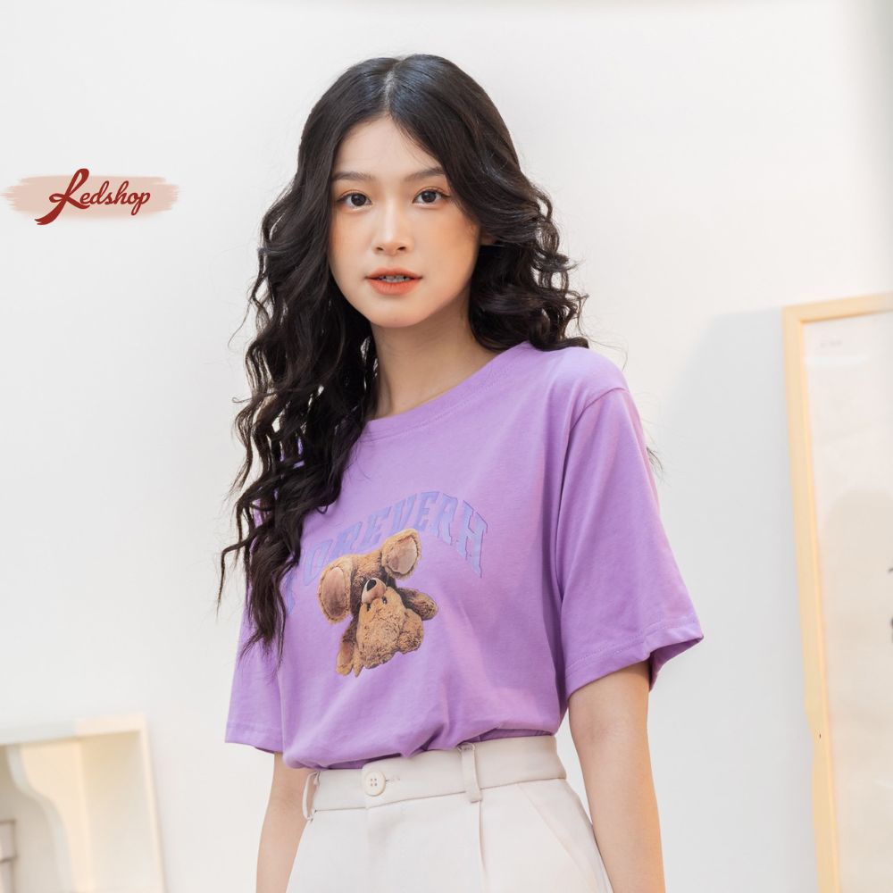 Áo thun nữ hình gấu Phong cách Hàn Quốc Red Shop 29778