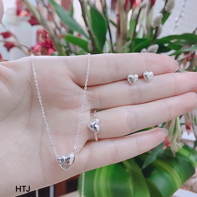 SET TIM PHỒNG CHO BẠN GÁI - TRANG SỨC BẠC TA