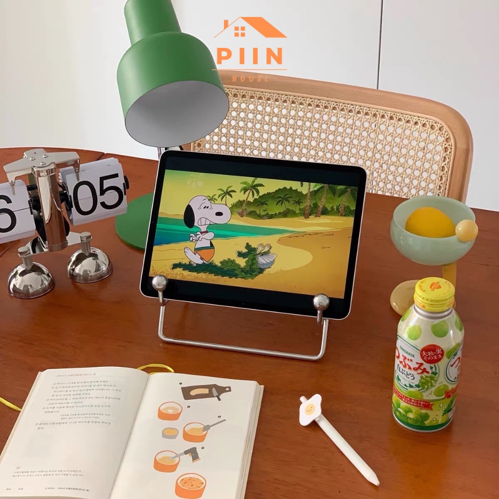 Giá đỡ máy tính bảng khung kim loại PIIN HOUSE, kệ kê ipad decor trang trí bàn làm việc