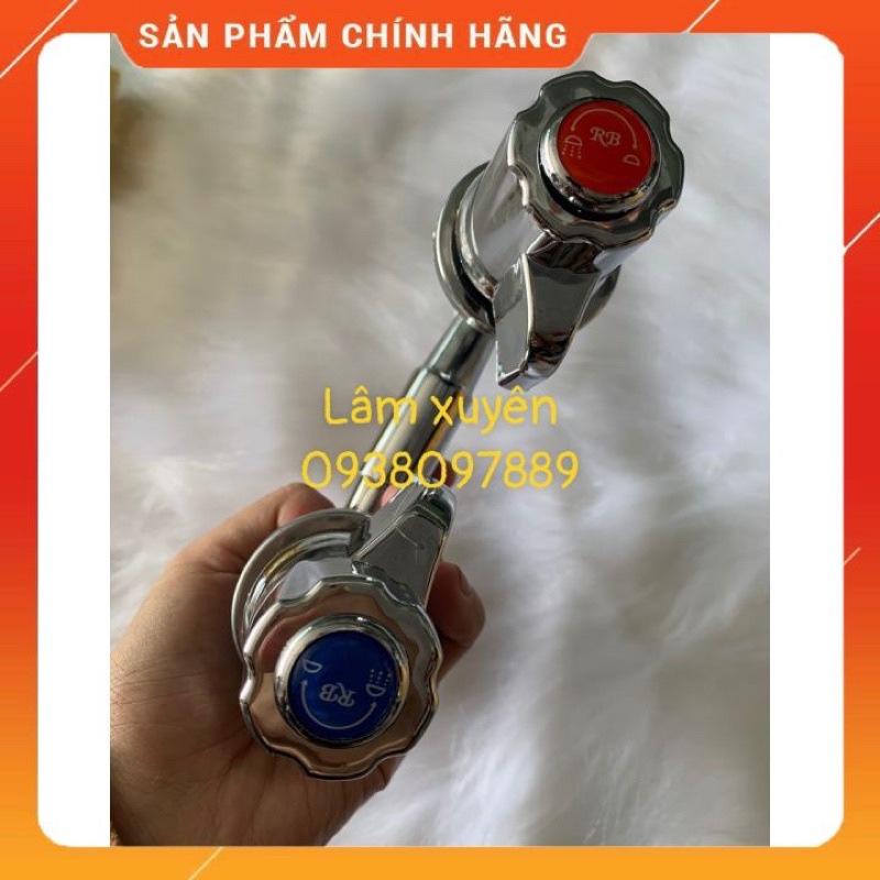 Van bồn gội đầu♦️GIÁ RẺ♦️van nóng lạnh bông gội dùng thay bộ van bồn gội đầu nhựa, phù hợp với tất cả van bồn gội hũ