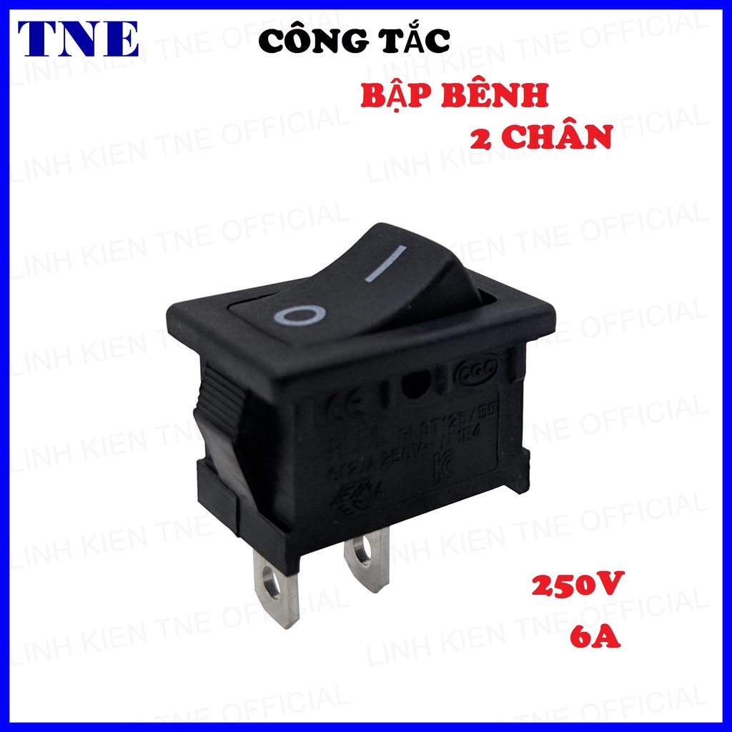 Công Tắc Bập Bênh 2 Chân 3A-250V