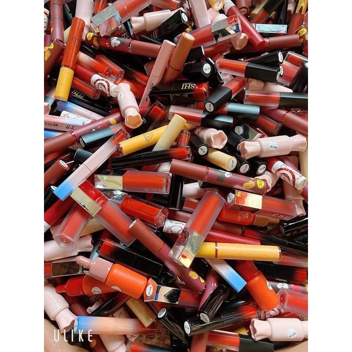 Combo 10 son lộn xộn 10 cây 10 màu khác nhau chất son kem lì mịn