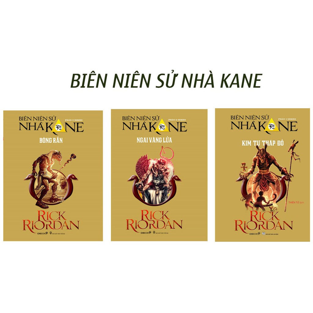 [Mã BMBAU50 giảm 7% đơn 99K] Sách: Combo 3 cuốn Biên niên sử nhà Kane