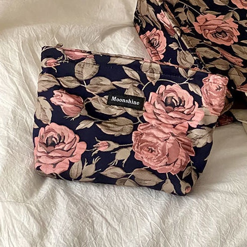 Túi Xách Cỡ Lớn 2022 Họa Tiết Hoa Hồng Phong Cách Retro Thời Trang Cho Nữ