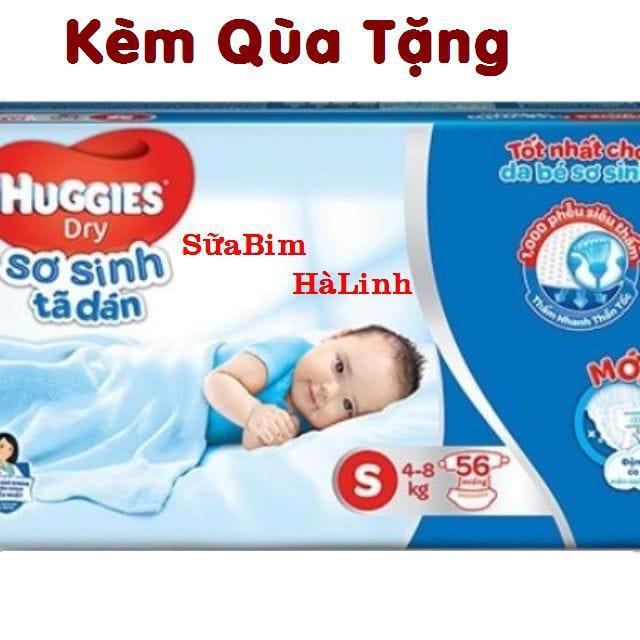 [NHẬP MKB65K GIẢM 65K ĐƠN TỪ 1TR] Tã dán Huggies (S56, NB58+2, NB1 100, NB2 60)...