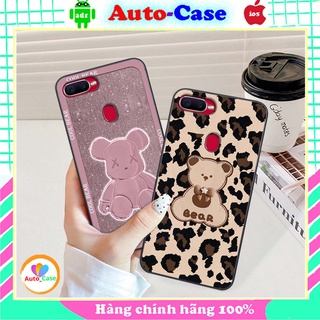 Ốp Oppo A5s / A7 / F9 / A12 in hình Gấu, Bear, Bearbiick, Caro cao cấp