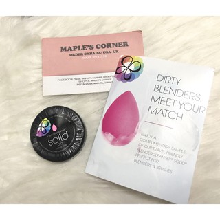 Xà bông giặt mút Beauty Blender Blender cleanser Solid Pro Deluxe Mini