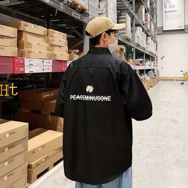 Sơ mi cộc tay Cúc 2 mặt 5D PEACE H2V887 | BigBuy360 - bigbuy360.vn