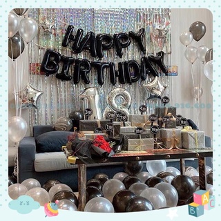 Set trang trí sinh nhật lung linh hpbd tặng kèm bơm bóng, keo dán