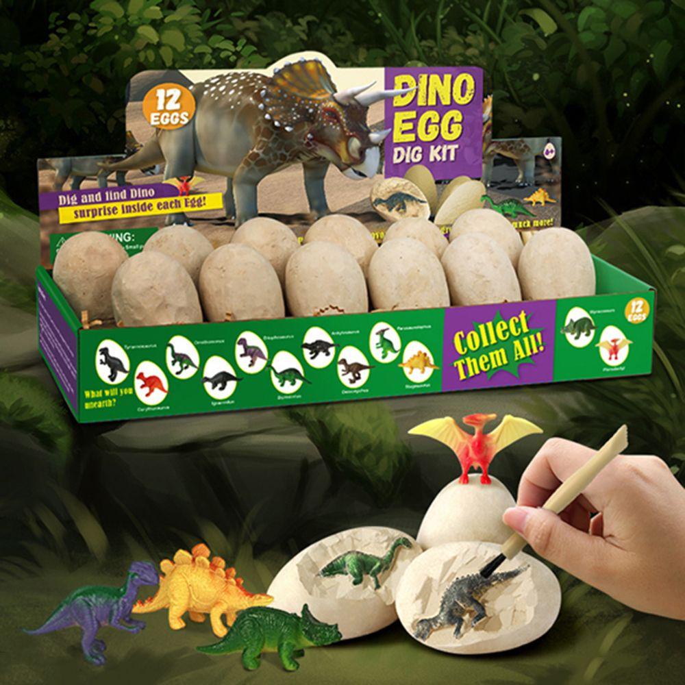 Set 12 Trứng Khủng Long Đồ Chơi Cho Bé