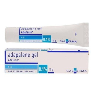 Giảm mụn adapalen gel 0,1% - adaferin 15g
