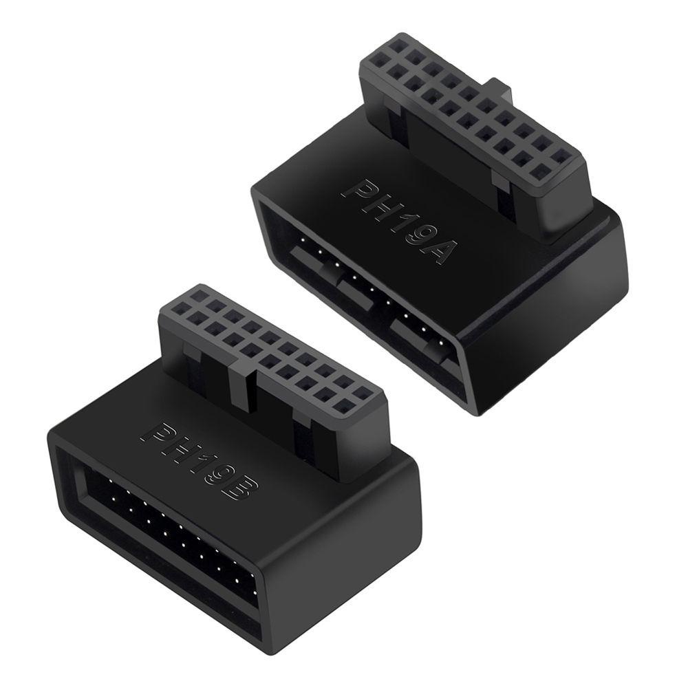 Đầu Nối Bo Mạch Chủ Mở Rộng 90 Độ USB 3.0 Đầu Đực Sang Đầu Cái TAYLOR1 Cho Máy Tính