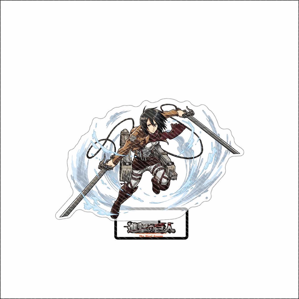 Mô Hình Nhân Vật Levi Mikasa Eren Trong Attack On Titan 16cm Để Bàn Trang Trí Nhà / Văn Phòng