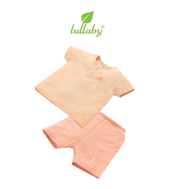 Lullaby - Bộ quần áo cộc tay bổ nẹp - NH621P - BST BAMBOO TODDLER - TRE NHỎ TINH NGHỊCH