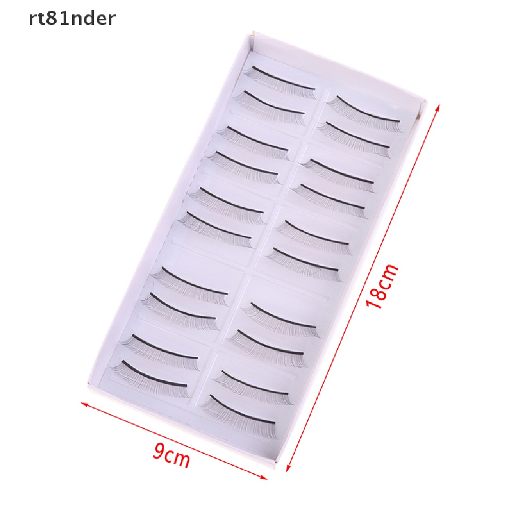 [Hàng mới về] Set 10 cặp lông mi giả luyện tập trang điểm tiện lợi