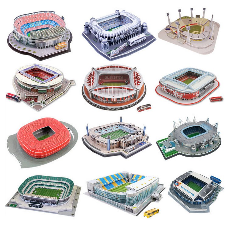 Đồ chơi lắp ghép 3D Mô hình sân vận động nổi tiếng thế giới.