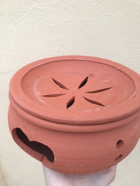 Niêu đất xông xả,bồ kết,gừng-sản phẩm gốm phù lãng