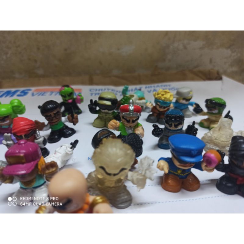 Set 10 mô hình Ninja mini sưu tập cho bé. Hàng hãng Việt Nam