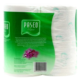 Giấy Vệ Sinh Paseo In Hoa (4 Cuộn x 3 Lớp)