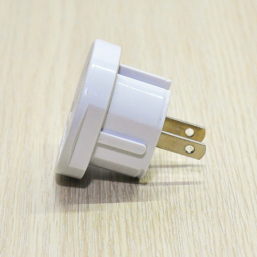 Ổ cắm điện đa năng du lịch Universal Travel Adapter nhiều đầu sử dụng độc lập (Trụ Trắng)