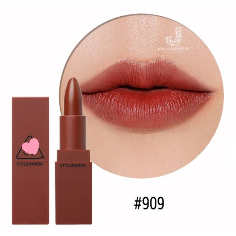 (Săn sale-liên hệ trước khi đặt) Son Môi 3CE 909 smoked rose