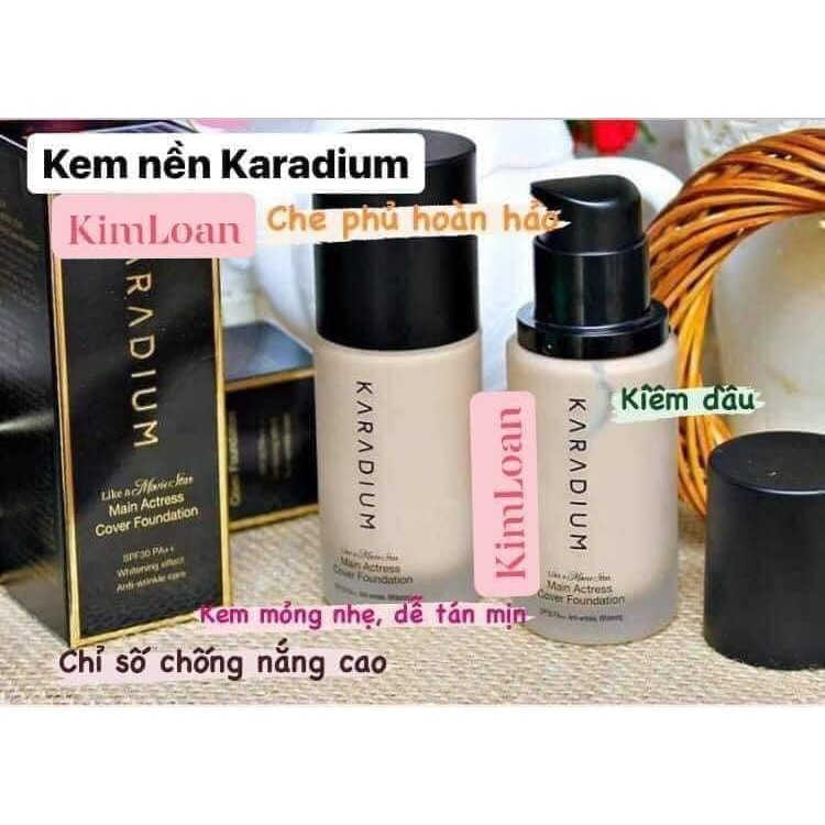 Kem nền lọ karadium Like a Movie Star Cover Foundation