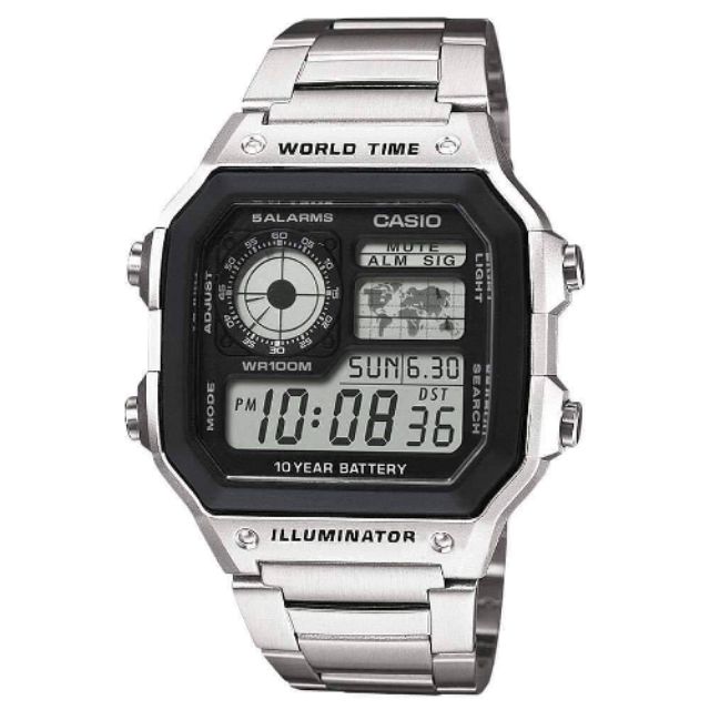 Đồng hồ nam CASIO 1200- WHD