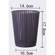 Sọt Rác Đen Đan Mây Màu Đen - Size Nhỏ Mã 5155