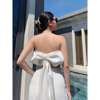 Áo Crotop Nơ Lưng [ Back Bow Top ]