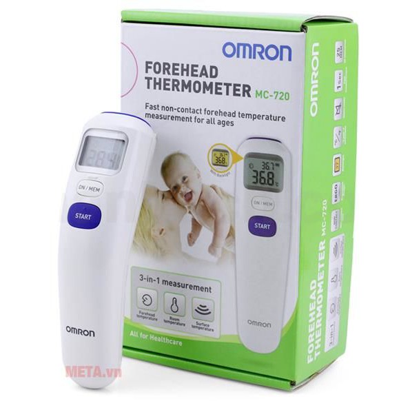 Nhiệt kế đo trán Omron MC-720
