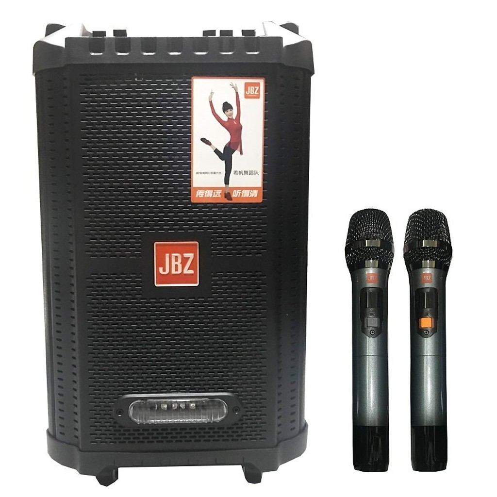 Loa kéo jbz 1206 bass 3 tấc 2 mic xịn UHF