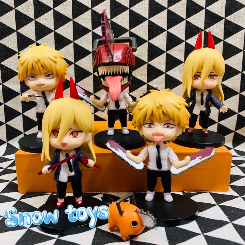 Mô hình Chainsaw Man - mô hình nhân vật Denji Pochita và Power cực nét đẹp - Denji Pochita Power - Cao khoảng 10cm