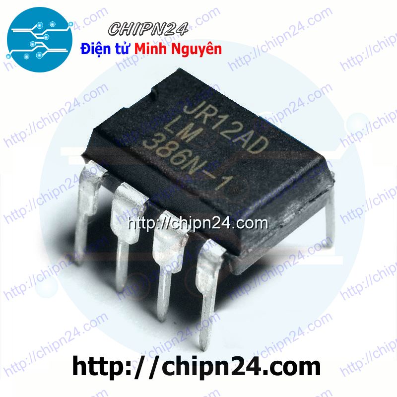 [4 CON] IC LM386 DIP-8 (LM386N 386)