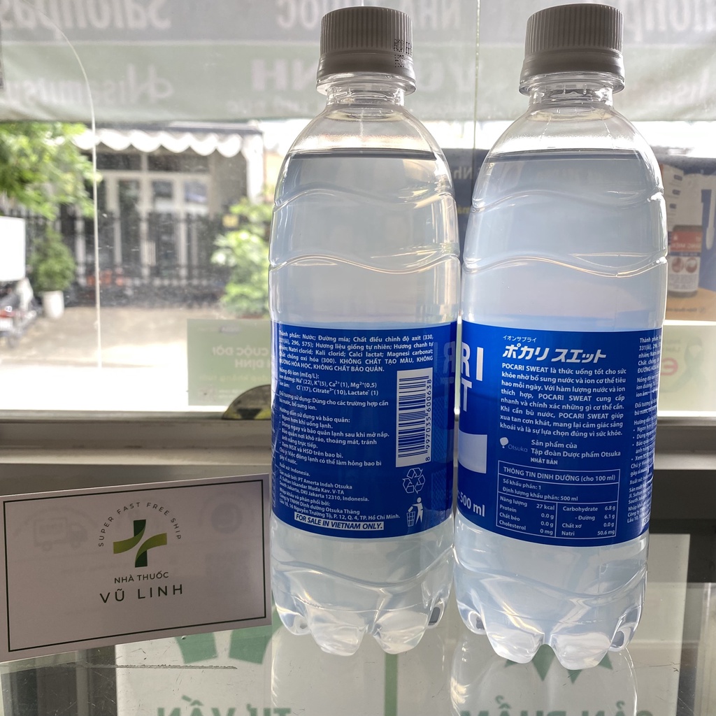 Nước bổ sung sức khoẻ Pocari Sweat chai 500 ml