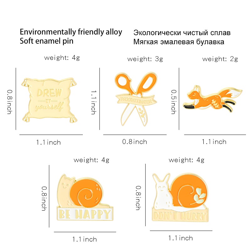 Ghim Cài Áo Hình Động Vật Hoạt Hình Dễ Thương
