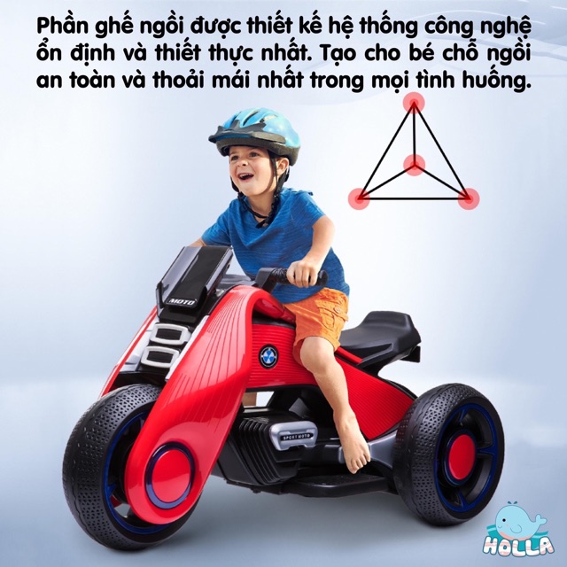 Xe mô tô điện trẻ em Holla