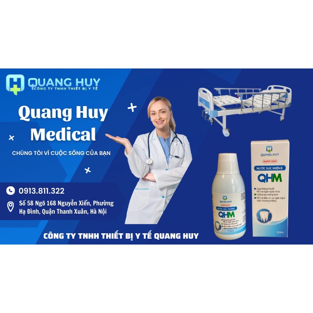 Nước súc miệng QHM Nano bạc