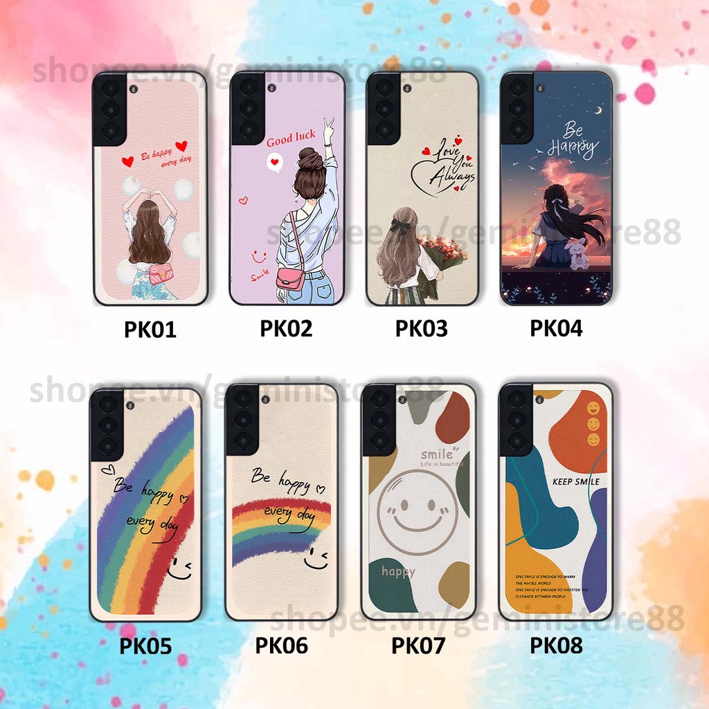Ốp Samsung S21 / S21 FE / S21 Plus / S21+ in hình cô gái be happy trẻ trung cá tính năng động