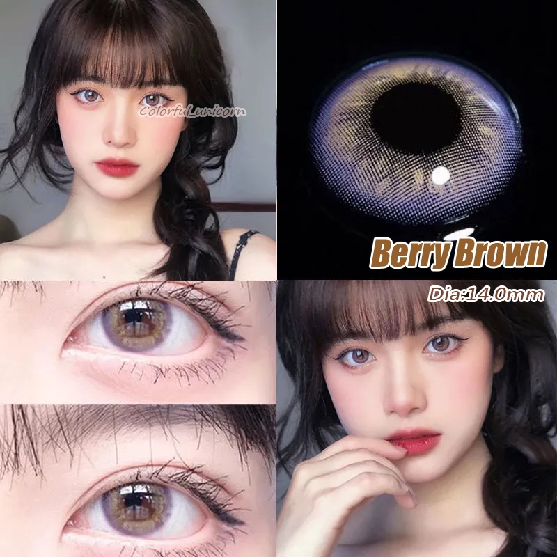Kính áp tròng Colorhunter Dùng 1 Năm 14.0mm 0 - 8 Độ 1 cặp