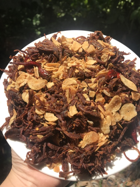 300GR HEO KHÔ CHÁY TỎI NGON ĐẶC BIỆT CHO KHÁCH THỬ