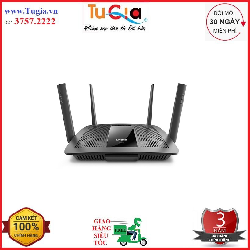 Bộ phát wifi Linksys Mesh EA8100AH MAXSTREAM AC2600 Hàng chính hãng