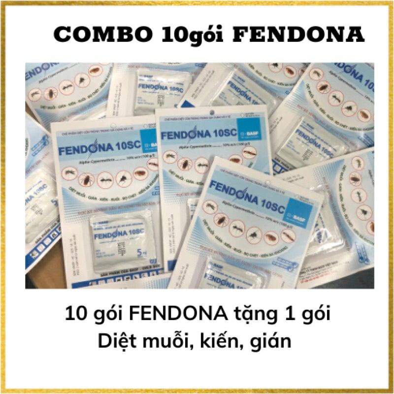 Combo 10 gói FENDONA 10Sc - ( TẶNG 1 GÓI FENDONA 5ml)