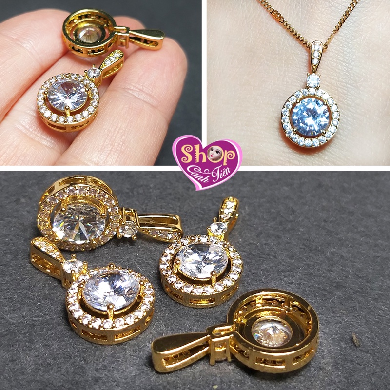 Mặt Dây chuyền Đính Đá Cao cấp Lấp lánh Rất Đẹp (Nhiều Mẫu)