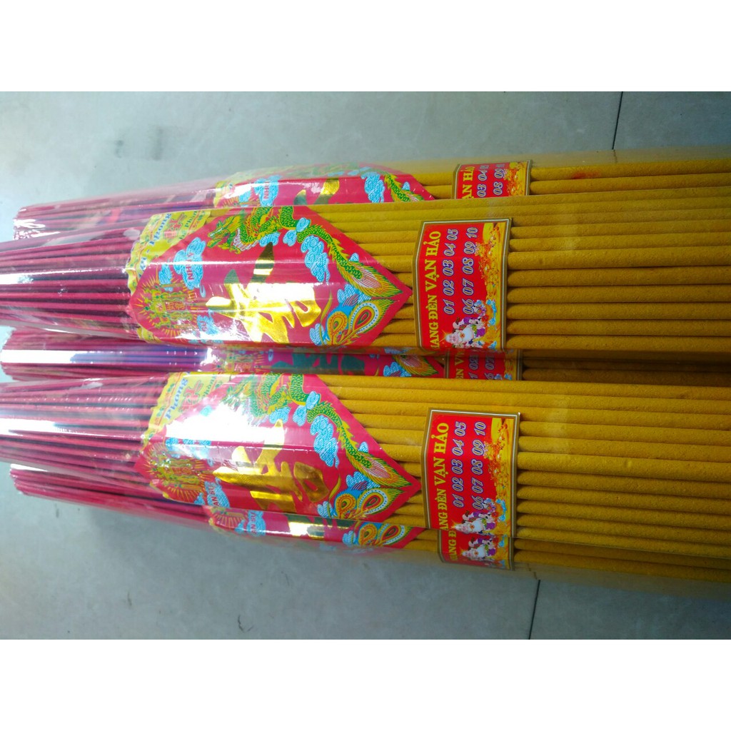 Combo 2 Bó Nhang Đũa Thường Vạn Hảo Size 80cm
