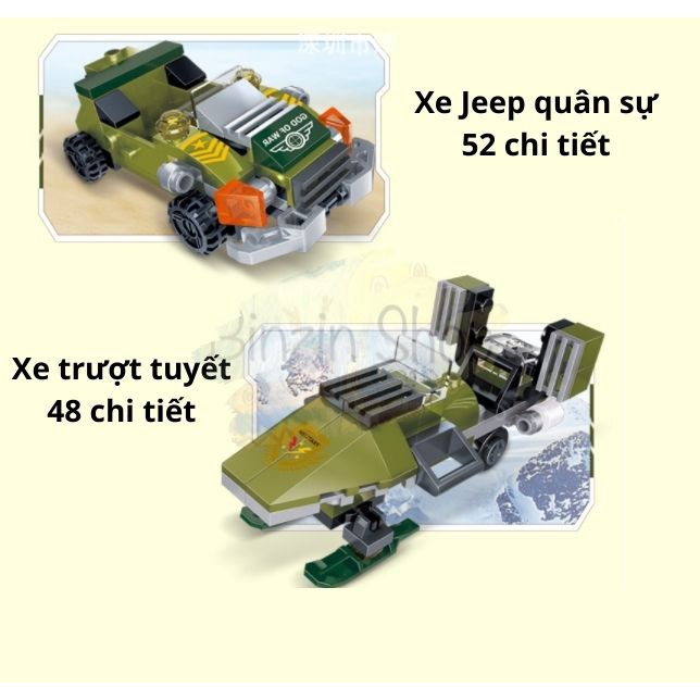 Lego máy may, lego trực thăng 392 chi tiết