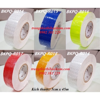 Băng keo phản quang dán xe chuyên dụng 5cmx 45m