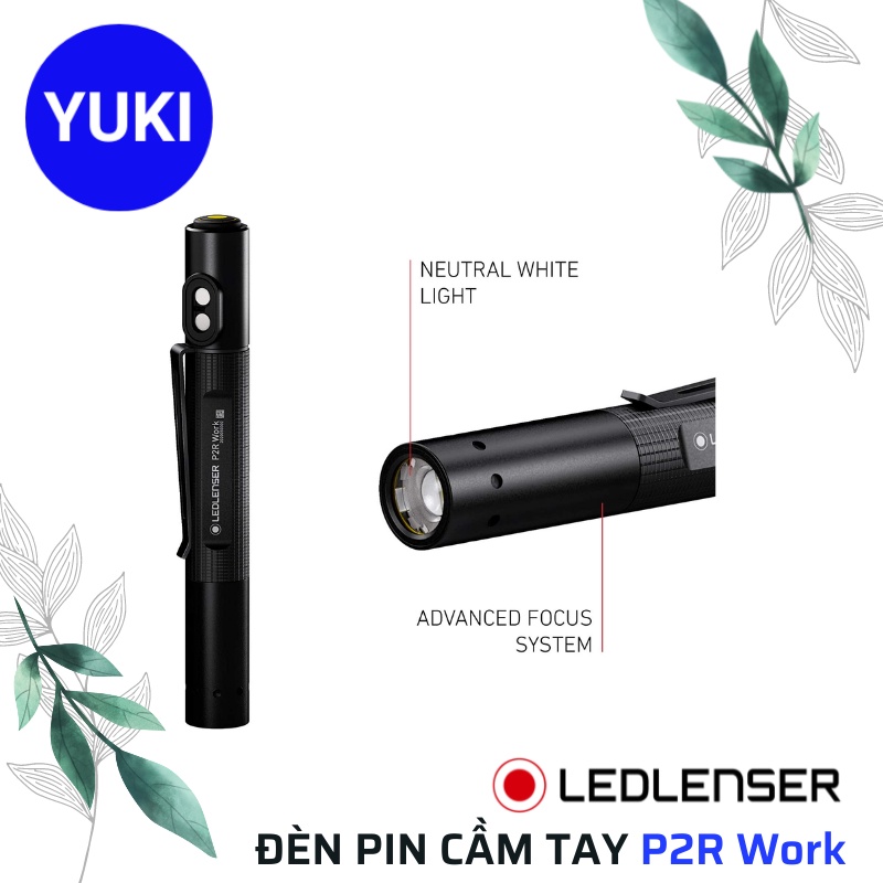 Đèn Pin Cầm Tay Siêu Sáng P2R Work LEDLENSER 110 Lumens - 502183