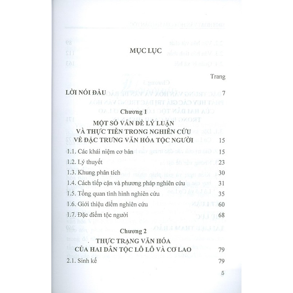 Sách - Sinh Hoạt Văn Hóa Của Hai Dân Tộc Lô Lô Và Cơ Lao Ở Vùng Biên Giới Tỉnh Hà Giang