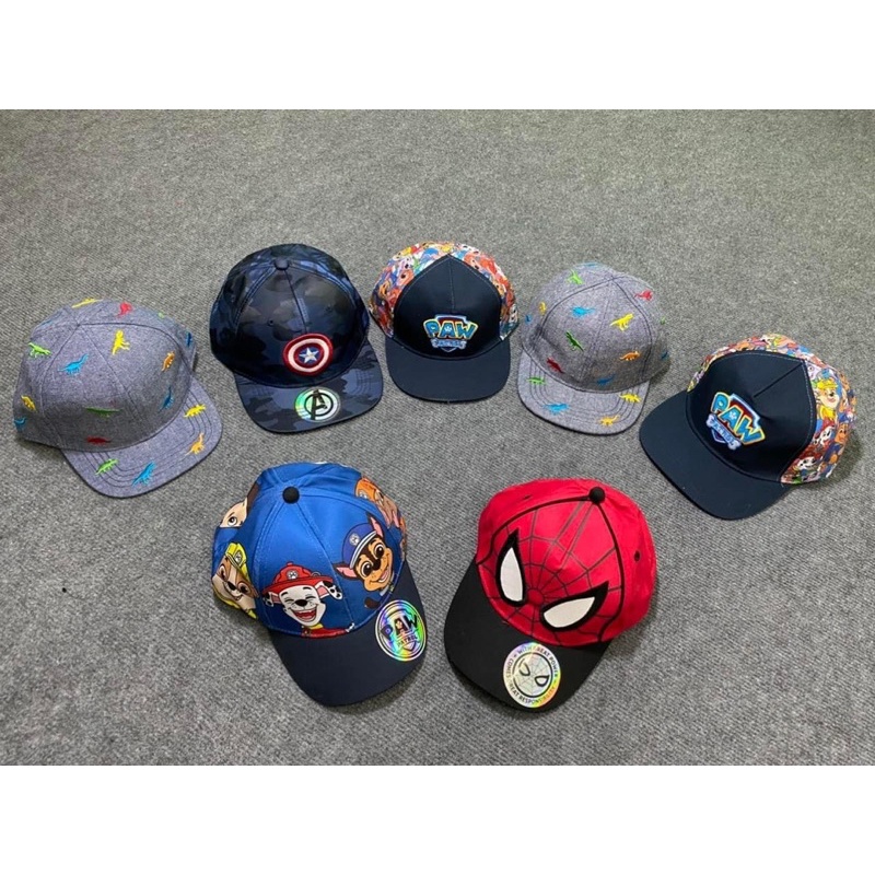 Nón HM, NEXT hình KHỦNG LONG, CHÓ CỨU HỘ, SIÊU NHÂN hàng xuất dư